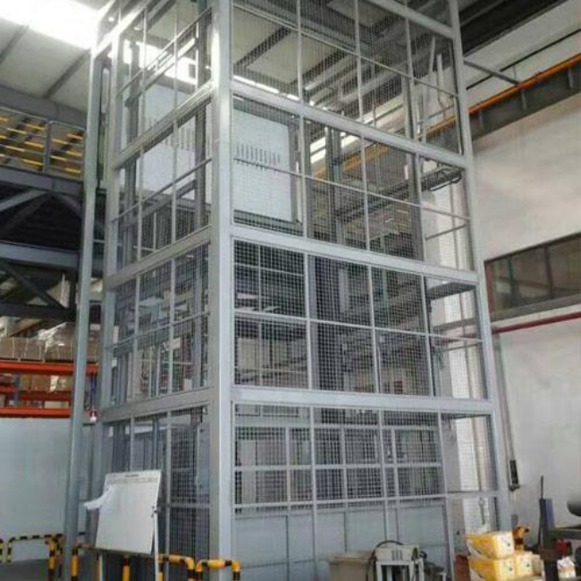 人民路街道导轨式升降平台货梯